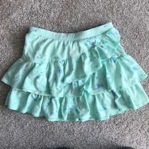 Justice mint green girls skort